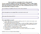How would you campaign in the swing states?