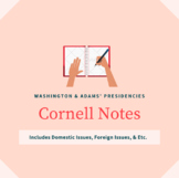Washington & Adams Cornell Notes