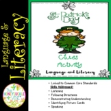 St. Patrick's Day Literacy Clues Activity