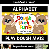Play Dough Alphabet --Play Dough Mats "Dough Much Fun"