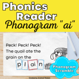 AI Vowel Team | The Lost Quail SOR OG Decodable "AI" Reader | Phonogram Scramble