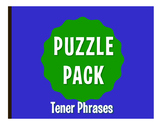 Spanish Tener Phrases Puzzle Pack