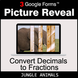 Decimals to Fractions - Google Forms Math Game | Distance Learning