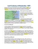 Last Colony of Roanoke - CLOZE reading