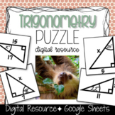 Trigonometry Practice Puzzle- Digital Resource