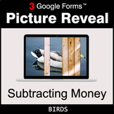 Subtracting Money - Google Forms Math Game | Distance Learning