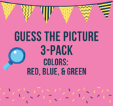 Guess the Zoomed In Picture Colors Virtual Meeting Game Bundle