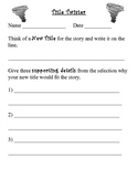 Reading Groups - Title Twister