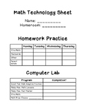 Math Technology Task Sheet