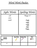 Word Work - CVCE (-ADE Words)