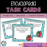 Encyclopedia Task Cards Set