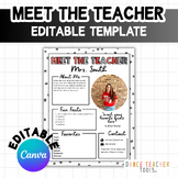 Meet the Teacher Canva Template Â¨C Editable 2-Page Design