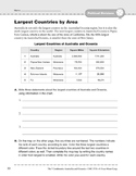 Australia and Oceania: Political Divisions: Largest Countries/Area