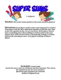 Super Sums addition game! Superhero addition game.