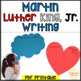 Martin Luther King Jr. Writing Craft Activity MLK Day black history