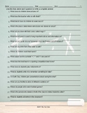 School Items-Places-Subjects Write Answers Worksheet