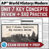 AP? World Unit 7 Exam Review Key Concepts and SAQ Practice for the AP Exam
