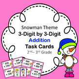3-Digit Addition Snowman Theme
