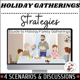 Family Holiday Party Social Story| Strategies | Role Play| GoogleSlides