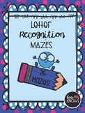 Letter Recognition Mazes