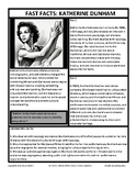 Fast Facts: KATHERINE DUNHAM