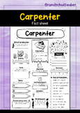 Carpenter | Profile | Worksheet | Fact Sheet | Job Description | English