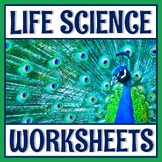 Middle School Life Science Worksheet for NGSS MS-LS Topics