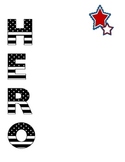 Military Hero Writing Set
