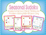 Seasonal Sudoku : Critical Thinking and Problem Solving Puzzles for the Year