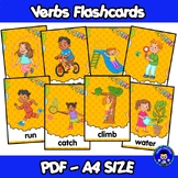 Verbs - Actions Flashcards / Mario Bros Theme / Picture Cards