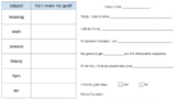 Editable Goal-Setting SEL & Behavior Tracker/Checklist