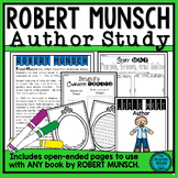 Robert Munsch Author Study with Comprehension Tasks and Writing Activities