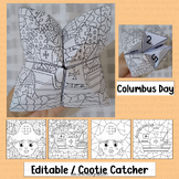 Christopher Columbus Day Activities Cooties Catcher Writing Santa Maria Craft