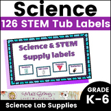 Science Supply labels | Science Lab Supplies | STEM Supplies