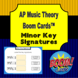 AP Music Theory - Minor Key Signatures Boom Cards