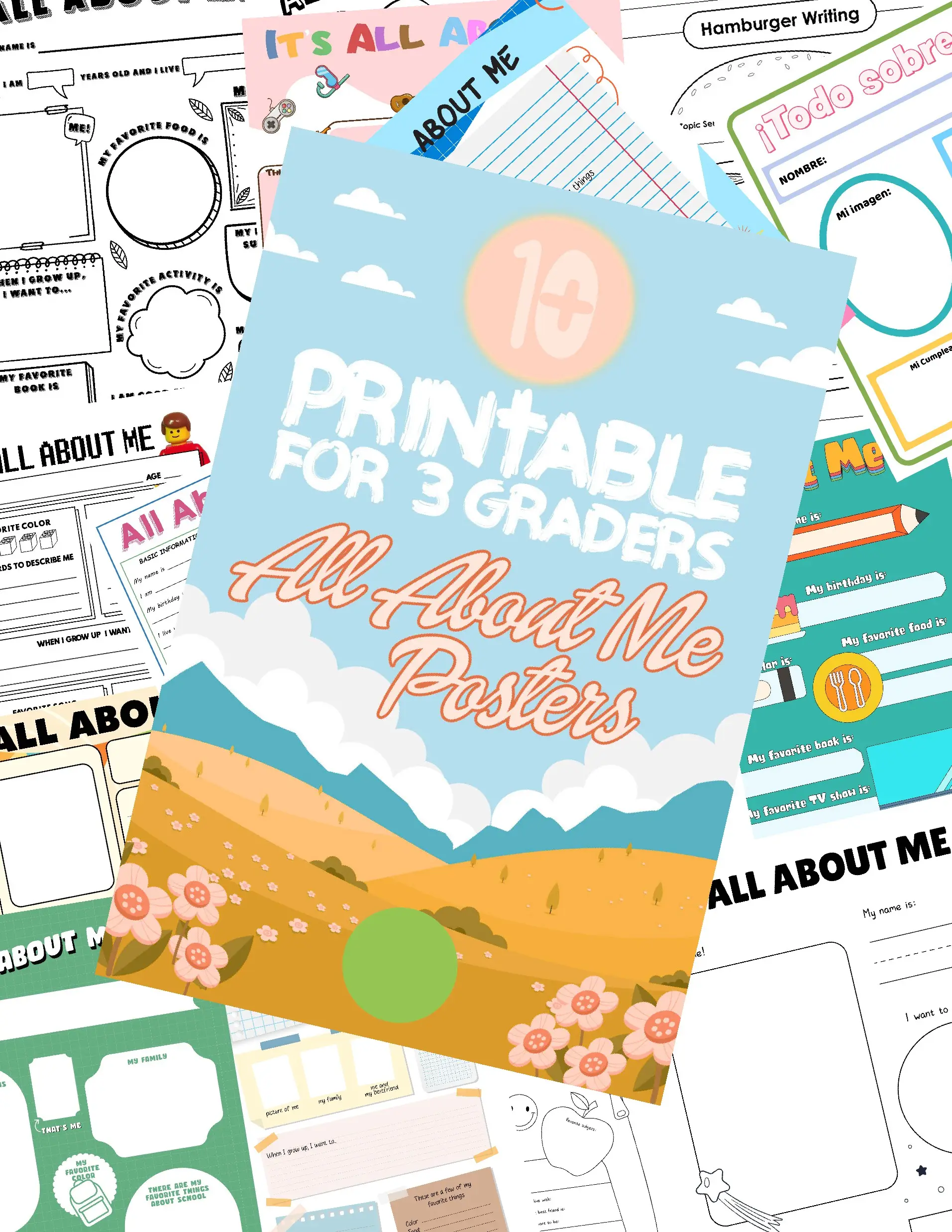 10+ Printable All About Me Posters For 3rd Graders | Fun Back-to-School ...