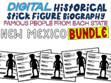 PROMINENT PEOPLE FROM NEW MEXICO - Digital Stick Figure BUNDLE (GOOGLE DOCS)