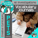 Vocabulary Writing Journals - PETS (Creative Curriculum)