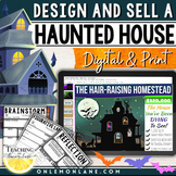 October Halloween Sell a Haunted House for Sale ELA Project PBL Writing Activity