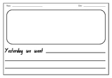 Recount Writing Activity