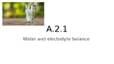 A.2.1 Water and Electrolyte balance (IB SEHS new assessment)