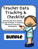 Teacher Data Tracking & Checklist Missouri Learning Standards Bundle