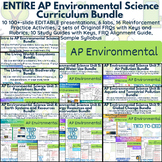 AP Environmental Science Entire Curriculum Mega Bundle - All 9 Units + Extras