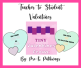 Teacher to Student Valentines