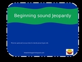 Beginning Sounds Jeopardy