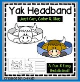 Yak Headband - Letter Y Hat Project - Animal Headband, Yy Hat Craftivity