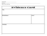 Debate Evidence Card