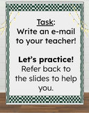 How to Write an Email (for middle schoolers)- ACTIVITY ONLY