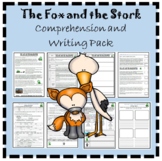 Fables Comprehension and Writing Pack - The Fox and the Stork Fable