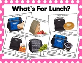 What's For Lunch? Clip Cards